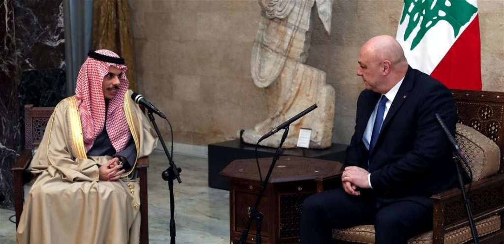 الرئيس عون استقبل الأمير يزيد بن فرحان
