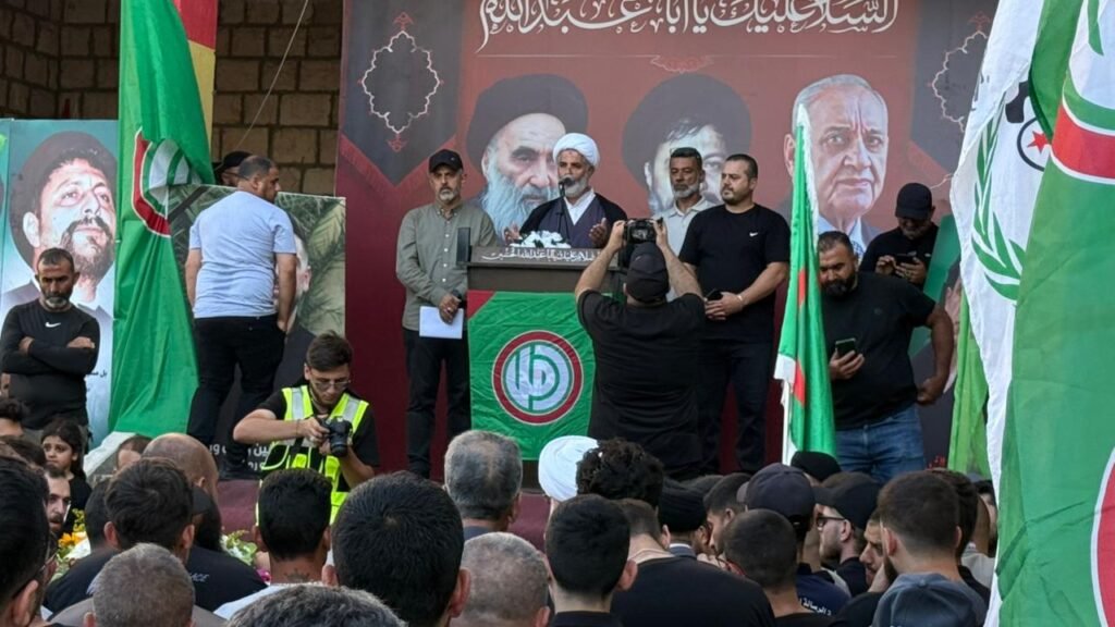 تشييع مهيب للشهيدين حسن الحراكي ومحمد حسين رمزي ويزاني في بلدة شقرا