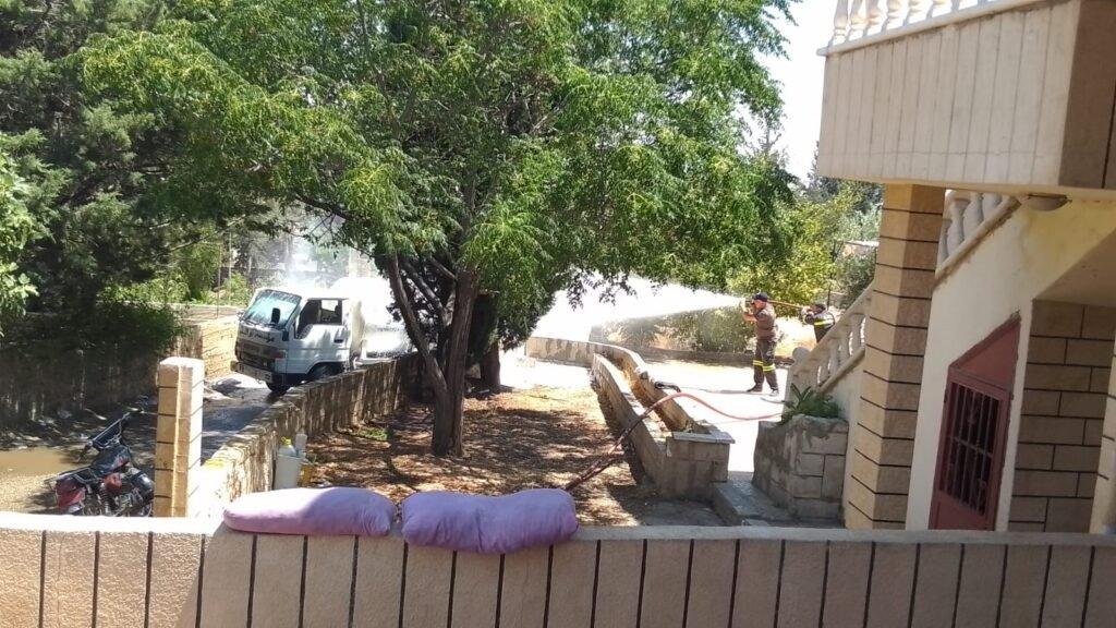 فيديو … انفجار صهريج غاز في مدينة الهرمل خلال عمليات الإخماد من دون تسجيل إصابات أو أضرار