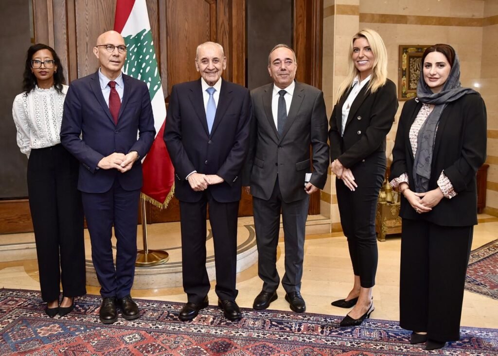الرئيس بري يبحث الاعتداءات الإسرائيلية وملف النازحين مع مفوض الأمم المتحدة لحقوق الإنسان