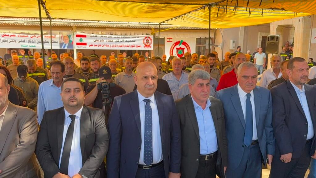 احتفال بتسلّم سيارة إسعاف هبة لمركز الدفاع المدني في اللبوة – قضاء بعلبك