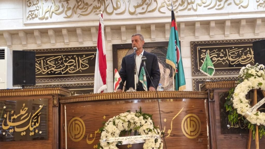 قبيسي من الصرفند: مواجهة العدوان تكون بوحدة الموقف الداخلي بعيدًا من التنازلات