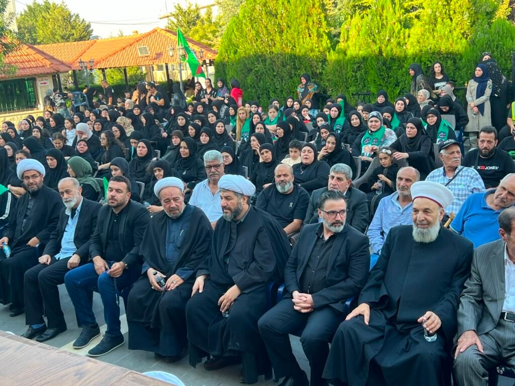 حركة امل في البقاع تحيي اربعينية الامام الحسين “ع” في مقام السيدة صفية “ع”