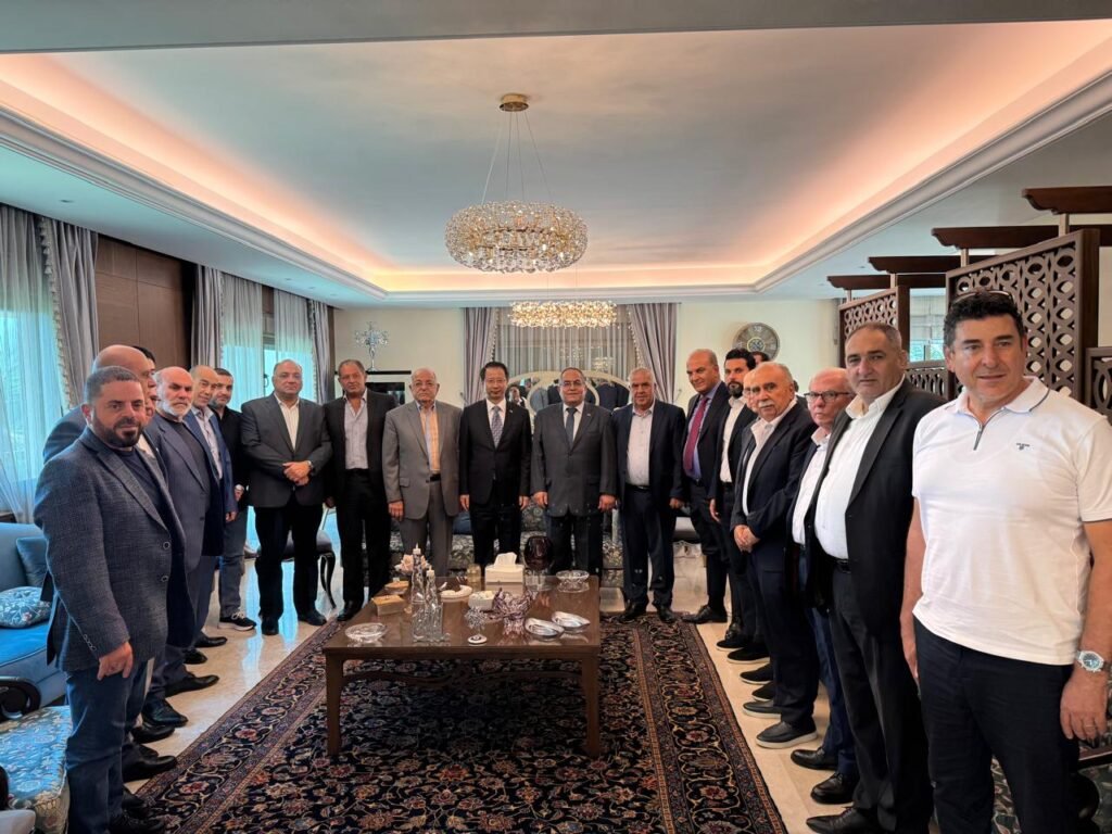 جولة للسفير الصيني في مدينة صيدا بدعوة من رئيس تجمع رجال وسيدات الأعمال اللبناني الصيني علي محمود العبد الله