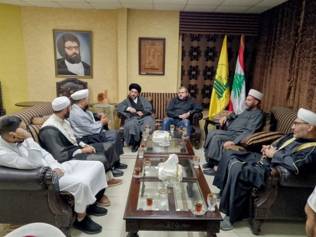 حزب الله عرض مع وفد علماء رابطة العروة الوثقى في صيدا الأوضاع العامة
