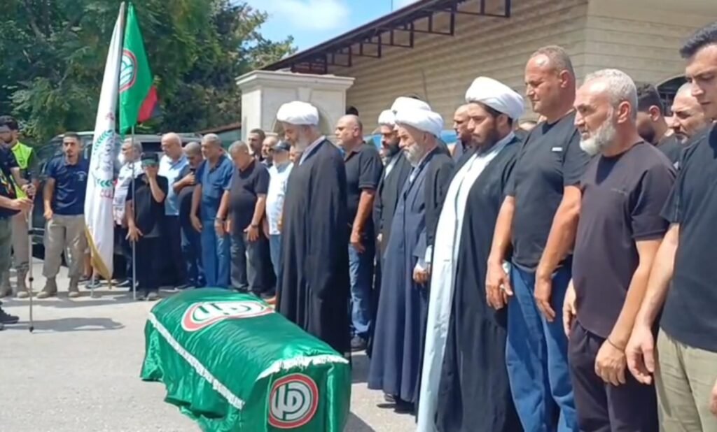 حركة أمل شيعت الكادر محمد الجندي في أنصارية