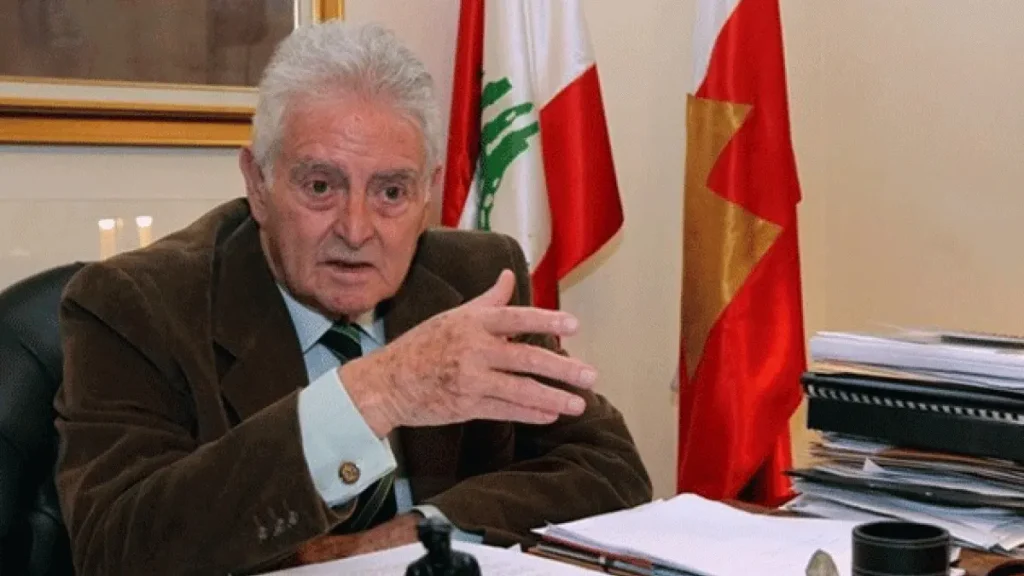 حزب الوطنيين الأحرار نعى دوري شمعون: علم من أعلام النضال والسيادة الوطنية