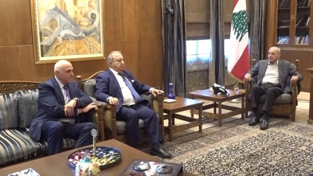 نقابتا الصحافة والمحررين من عين التينة: نسعى لقانون عصري يحمي الحرية ويحافظ على وحدة الجسم الإعلامي