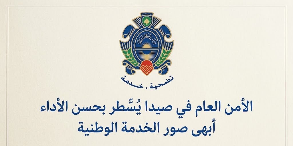 الأمن العام في صيدا يسطّر بحسن الأداء أبهى صور الخدمة الوطنية