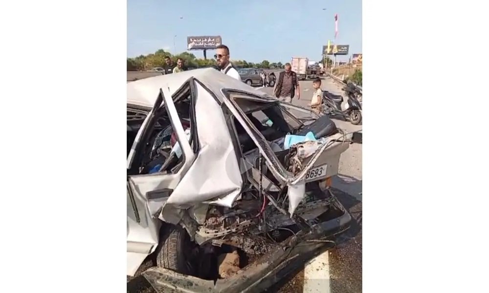 جرحى في حادث سير مروّع على أوتوستراد صيدا – صور